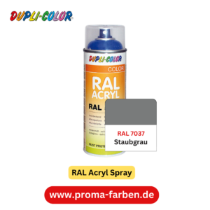 Dupli-Color RAL Acryl Spray RAL 7037 Staubgrau glänzend