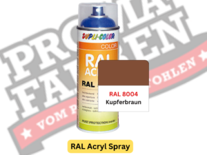Dupli-Color RAL Acryl Spray RAL 8004 Kupferbraun online bestellen bei ProMa Farben