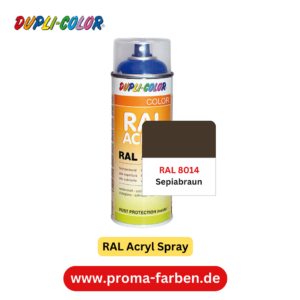 Dupli-Color RAL Acryl Spray RAL 8014 Sepiabraun