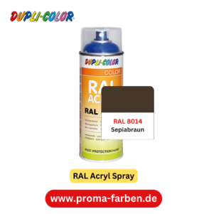 Dupli-Color RAL Acryl Spray RAL 8014 Sepiabraun – Bild 2