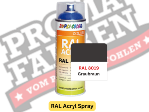 Dupli-Color RAL Acryl Spray RAL 8019 Graubraun online bestellen bei ProMa Farben