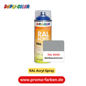 Dupli-Color RAL Acryl Spray RAL 9006 Weißaluminium Seidenmatt