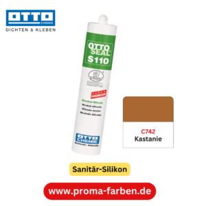 OTTOSEAL Silikon S110 premium C742 Kastanie