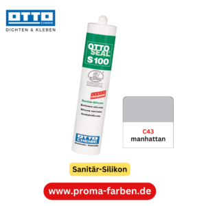 OTTOSEAL Silikon S100 farbig C43 manhattan