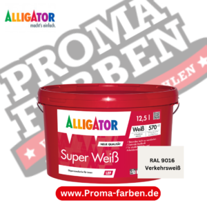 Alligator Super Weiss Verkehrsweiß RAL 9016 