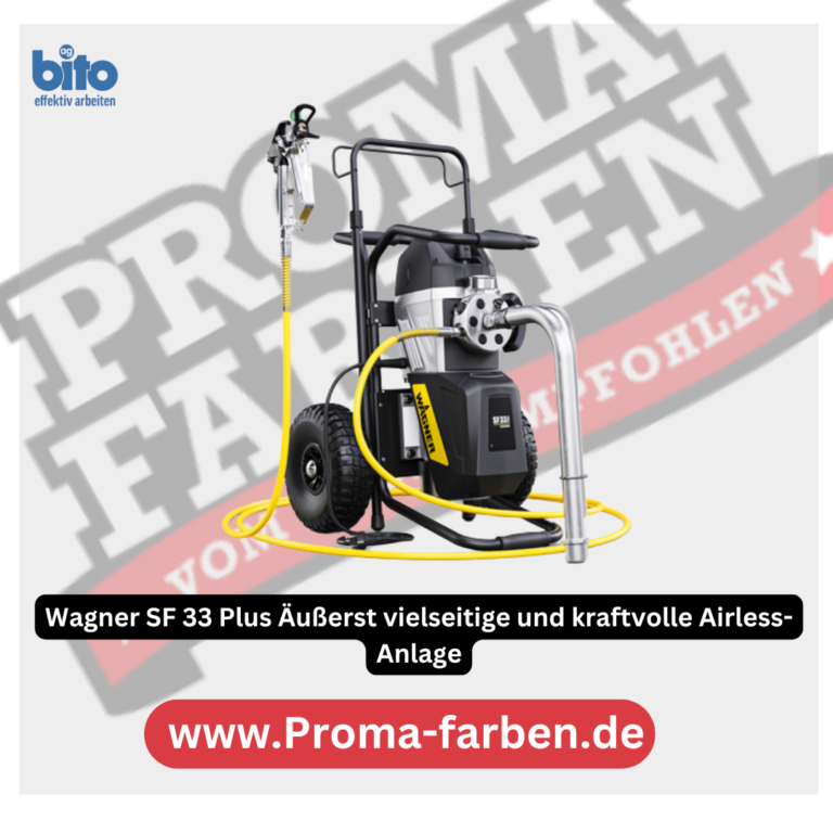 Wagner SF 33 Plus Äußerst vielseitige und kraftvolle Airless-Anlage