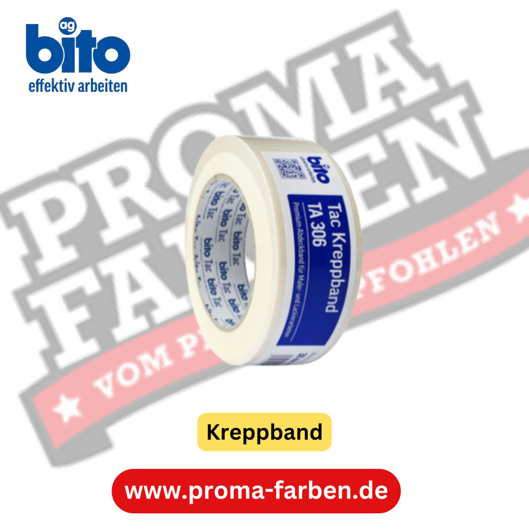 bito Tac Kreppband premium 30mm x 50m TA 306 bito Tac Kreppband premium 30mm x 50m TA 306