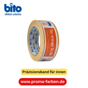 bito Tac orange 50mm x 50m TA 206 (3 Rollen)