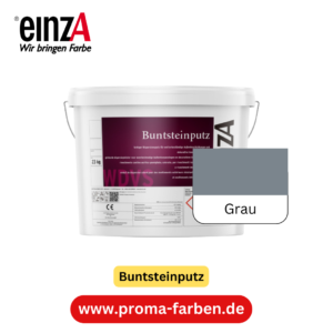 einzA Buntsteinputz Grau 23KG