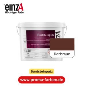 einzA Buntsteinputz Rotbraun  23 KG