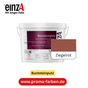 einzA Buntsteinputz Ziegelrot 23 KG