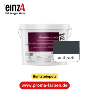 einzA Buntsteinputz anthrazit  23 KG