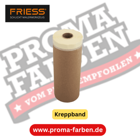 Abdeckpapier Kreppband 180 mm x 20 m online bestellen bei ProMa Farben
