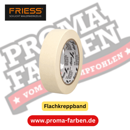 Flachkreppband 38 mm x 50 m online bestellen bei ProMa Farben