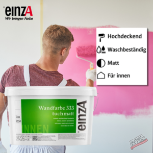 einzA Wandfarbe 333 RAL 3003 Rubinrot  2 Liter