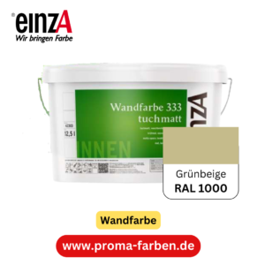 einzA Wandfarbe 333 RAL 1000 Grünbeige  2Liter