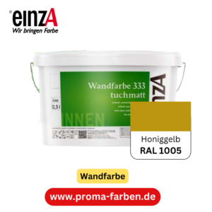einzA Wandfarbe 333 RAL 1005 Honiggelb  2 Liter