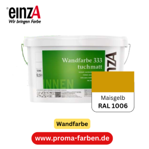 einzA Wandfarbe 333 RAL 1006 Maisgelb  2 Liter