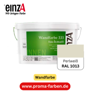 einzA Wandfarbe 333 RAL 1013 Perlweiß  2 Liter