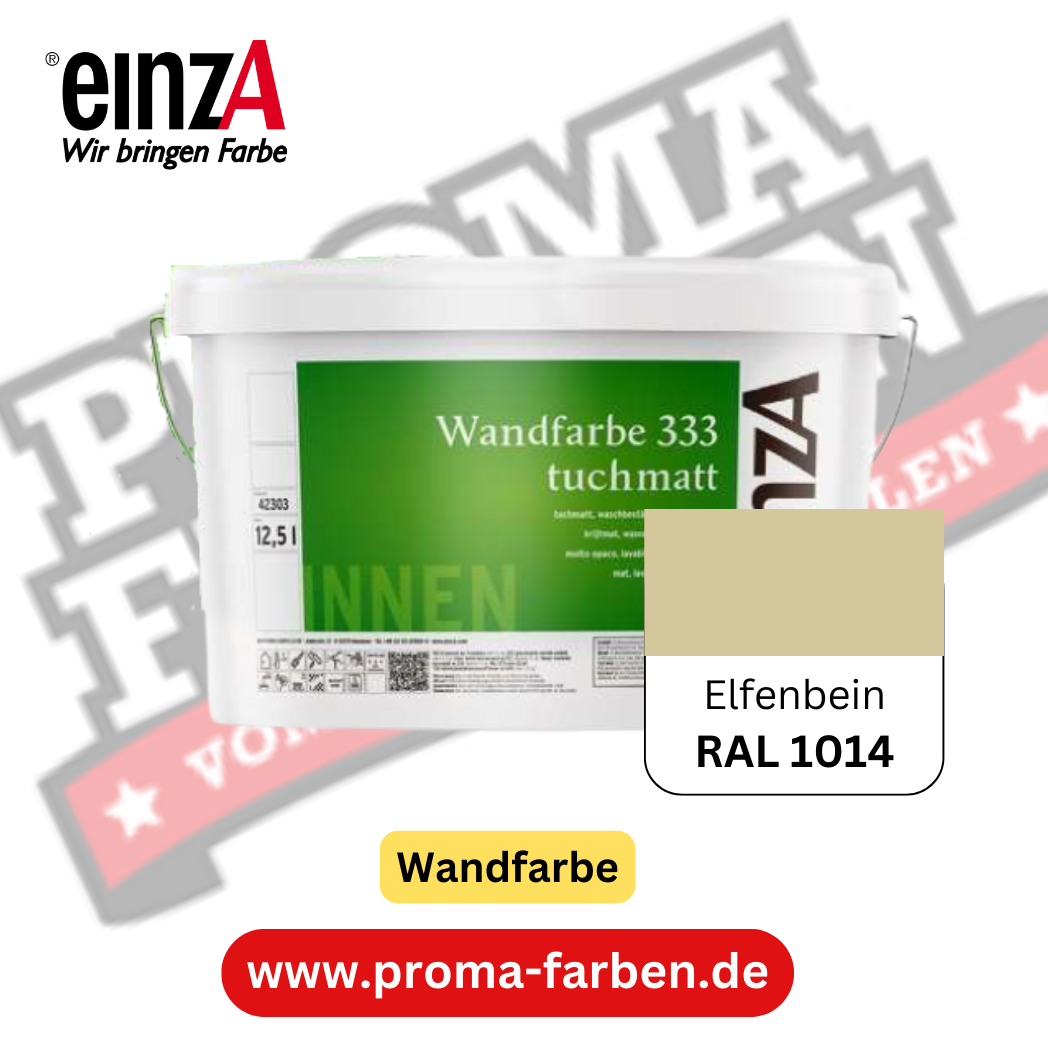 einzA Wandfarbe 333 RAL 1014 Elfenbein einzA Wandfarbe 333 RAL 1014 Elfenbein
