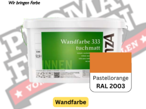 einzA Wandfarbe 333 RAL 2003 Pastellorange online bestellen bei ProMa Farben