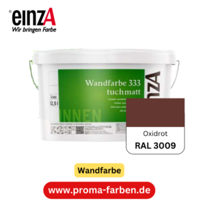 einzA Wandfarbe 333 RAL 3009 Oxidrot  2 Liter