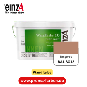 einzA Wandfarbe 333 RAL 3012 Beigerot  2 Liter