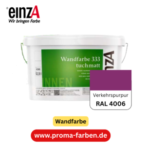 einzA Wandfarbe 333 RAL 4006 Verkehrspurpur  2 Liter