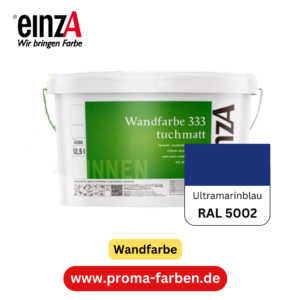 einzA Wandfarbe 333 RAL 5002 Ultramarinblau  2 Liter