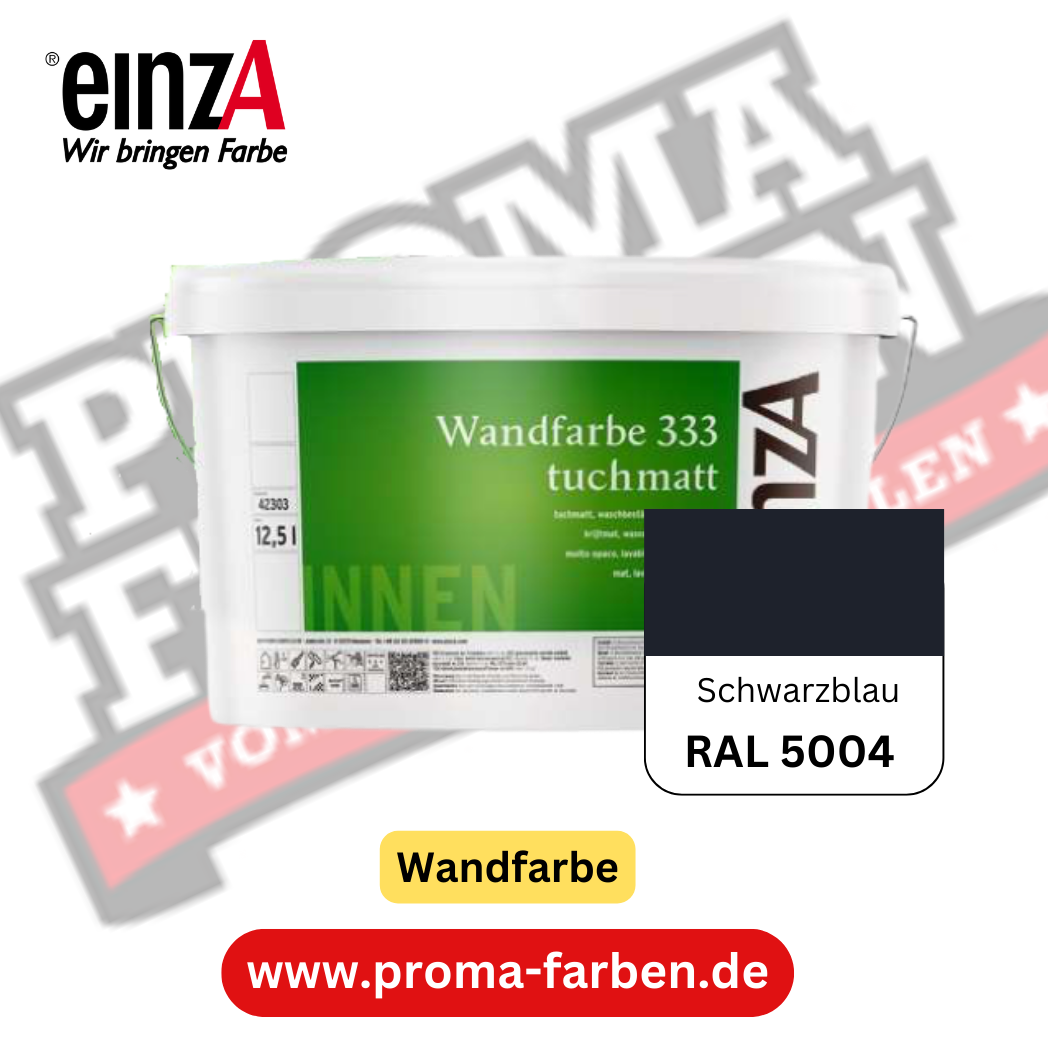 einzA Wandfarbe 333 RAL 5004 Schwarzblau einzA Wandfarbe 333 RAL 5004 Schwarzblau