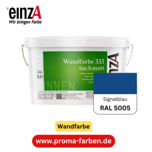 einzA Wandfarbe 333 RAL 5005 Signalblau  2 Liter
