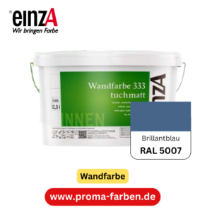 einzA Wandfarbe 333 RAL 5007 Brillantblau 2 Liter