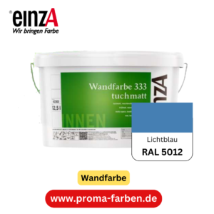 einzA Wandfarbe 333 RAL 5012 Lichtblau  2 Liter