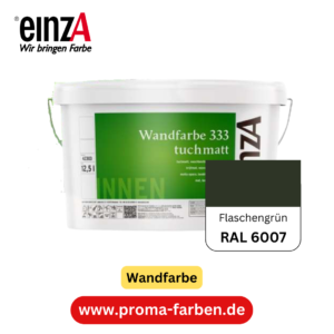 einzA Wandfarbe 333 RAL 6007 Flaschengrün  2 Liter