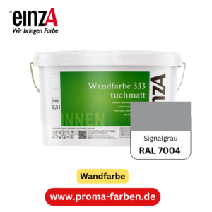 einzA Wandfarbe 333 RAL 7004 Signalgrau 2 Liter