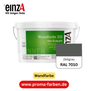 einzA Wandfarbe 333 RAL 7010 Zeltgrau  2Liter