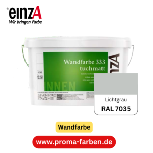 einzA Wandfarbe 333 RAL 7035 Lichtgrau  2 Liter