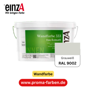 einzA Wandfarbe 333 RAL 9002 Grauweiß  2 Liter