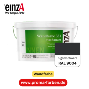 einzA Wandfarbe 333 RAL 9004 Signalschwarz