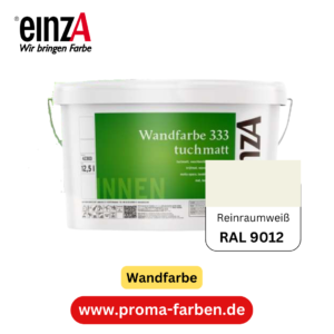 einzA Wandfarbe 333 RAL 9012 Reinraumweiß  2Liter