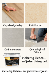CASA NOVA Top PVC-Designbelagskleber 14kg (Perfekte Haftung für Vinylböden)