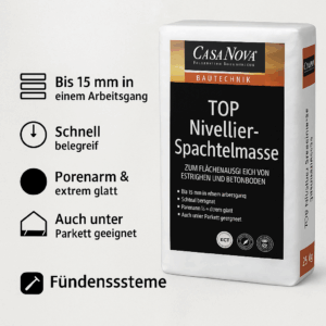 CasaNova TOP Nivellierspachtelmasse Neu CAS05 25kg 0,5-15mm