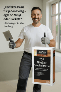 CasaNova TOP Nivellierspachtelmasse Neu CAS05 25kg 0,5-15mm
