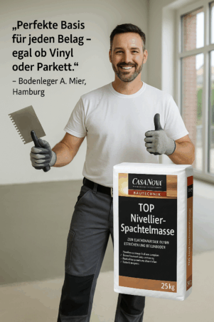 CasaNova TOP Nivellierspachtelmasse Neu CAS05 25kg 0,5-15mm – Bild 3