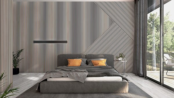 Akustik-Paneele 1-Side Eiche Themse Fineline 2400 x 520,00 mm 2,49 qm – Bild 3