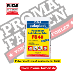 pufaplast Fassaden-Leichtspachtel FS40 weiß 20,00 kg
