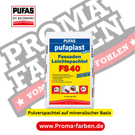 pufaplast Fassaden-Leichtspachtel FS40 weiß 20,00 kg