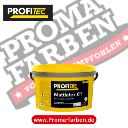 ProfiTec P 143 Mattlatex 01 12,5L kaufen bei Proma Farben.de Maler Fachhandel & Onlineshop