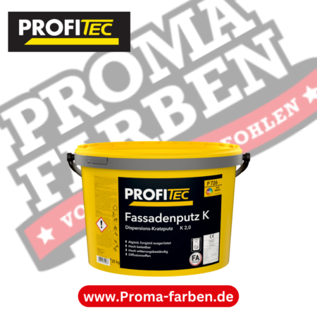 Profitec P 726 Fassadenputz K 25kg 2mm kaufen bei Proma Farben.de Maler Fachhandel & Onlineshop
