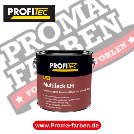 ProfiTec P 321 Multilack LH 2,5L kaufen bei Proma Farben.de Maler Fachhandel & Onlineshop